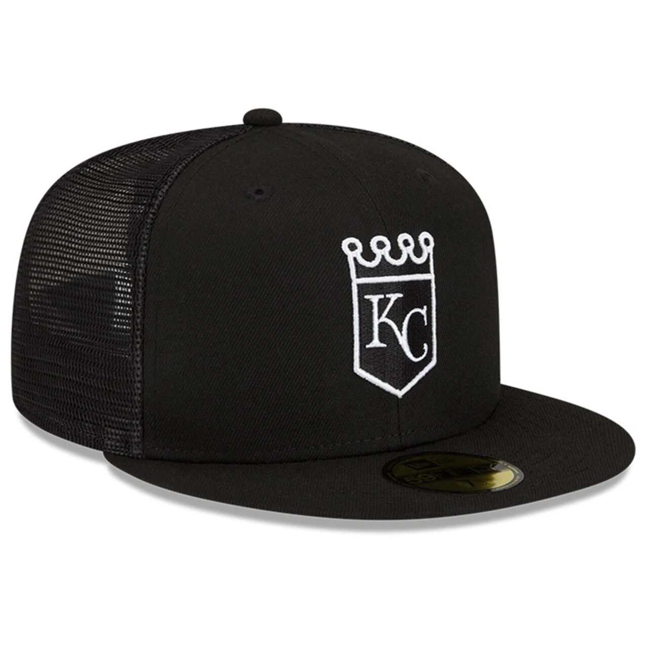 Men's Kansas City Royals New Era Black 2023 Batting Practice 59FIFTY Fitted Hat 3 Men's Kansas City Royals New Era Black 2023 Batting Practice 59FIFTY Fitted Hat - Image 3