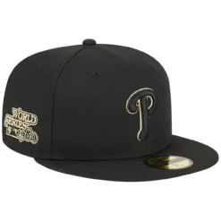 Men's Philadelphia Phillies New Era Black 2023 59FIFTY Day Fitted Hat