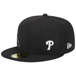 Men's Philadelphia Phillies New Era Black Jersey 59FIFTY Fitted Hat -BaseballCap Hub Store mens new era black philadelphia phillies jersey 59fifty fitted hat ss5 p 200006548pv 3u easju20mgzastjuzm6aev h4foclrjmng6r3mmzwr3