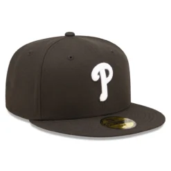 Men's Philadelphia Phillies New Era Black Team Logo 59FIFTY Fitted Hat -BaseballCap Hub Store mens new era black philadelphia phillies team logo 59fifty fitted hat pi4733000 altimages ff 4733503 93af93dc4a5d9756c34balt3 full