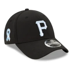 Men's Pittsburgh Pirates New Era Black 2021 Father's Day 9FORTY Adjustable Hat