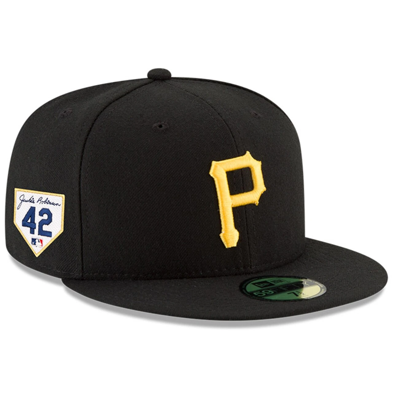 Men's Pittsburgh Pirates New Era Black 2023 Jackie Robinson Day 59FIFTY Fitted Hat 1 Men's Pittsburgh Pirates New Era Black 2023 Jackie Robinson Day 59FIFTY Fitted Hat