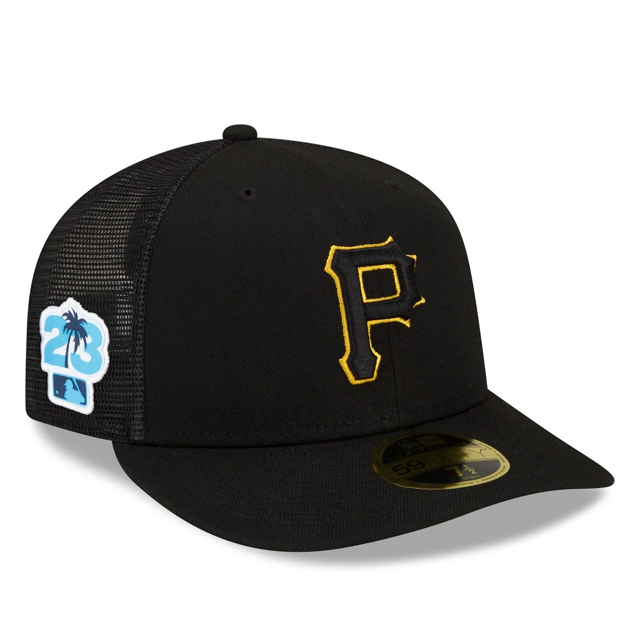 Men's Pittsburgh Pirates New Era Black 2023 Spring Training Low Profile 59FIFTY Fitted Hat 1 Men's Pittsburgh Pirates New Era Black 2023 Spring Training Low Profile 59FIFTY Fitted Hat