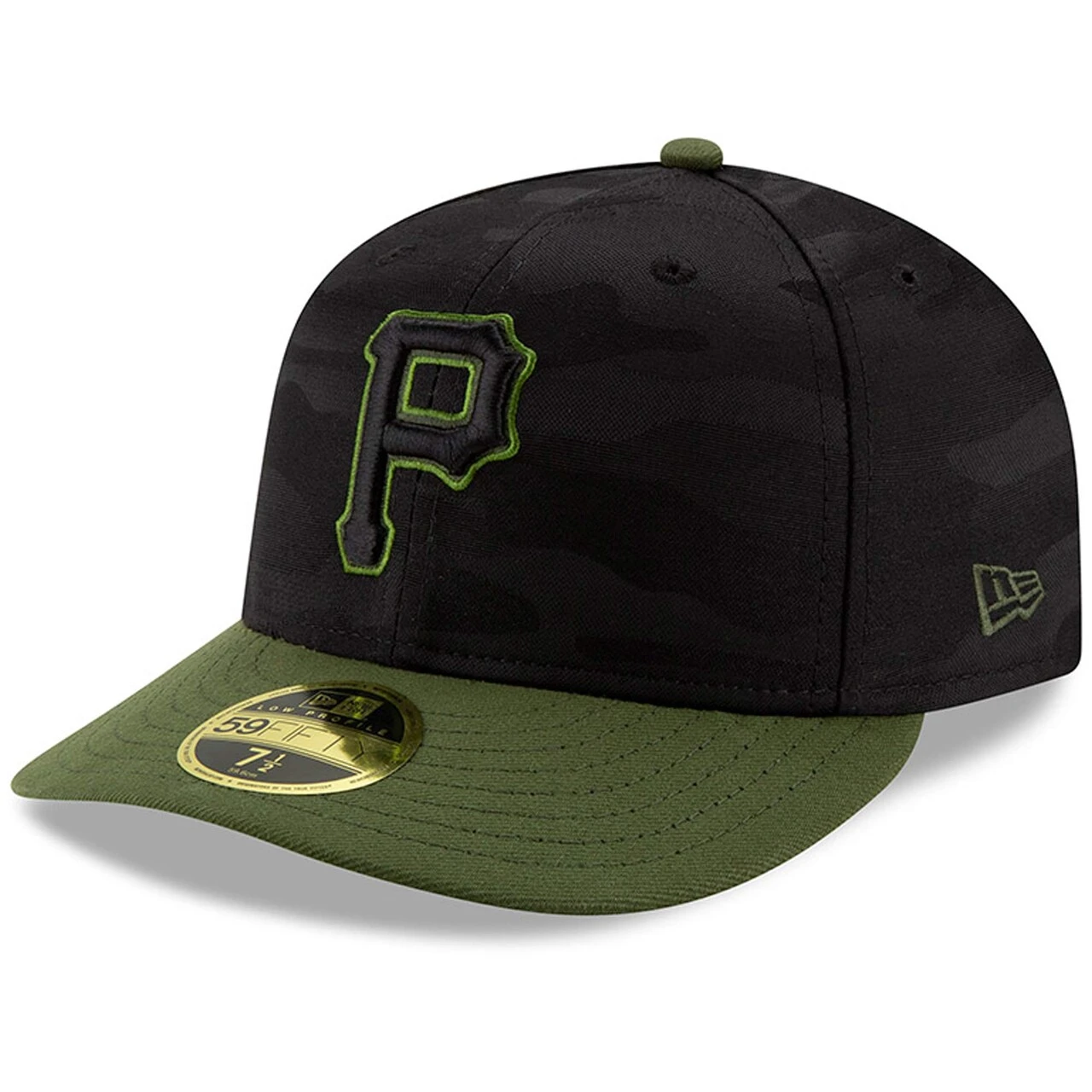 Men's Pittsburgh Pirates New Era Black Authentic Collection Alternate 3 On-Field 59FIFTY Fitted Hat 1 Men's Pittsburgh Pirates New Era Black Authentic Collection Alternate 3 On-Field 59FIFTY Fitted Hat