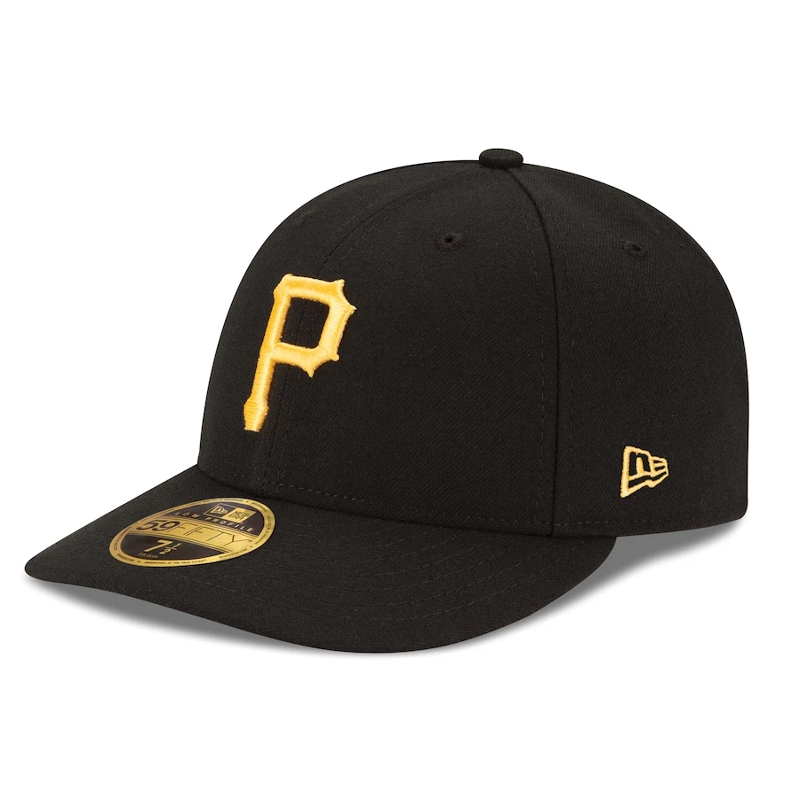 Men's Pittsburgh Pirates New Era Black Authentic Collection On Field Low Profile Game 59FIFTY Fitted Hat 1 Men's Pittsburgh Pirates New Era Black Authentic Collection On Field Low Profile Game 59FIFTY Fitted Hat