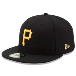 Men's Pittsburgh Pirates New Era Black Game Authentic Collection On-Field 59FIFTY Fitted Hat