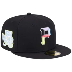 Men's Pittsburgh Pirates New Era Black Multi-Color Pack 59FIFTY Fitted Hat