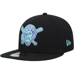 Men's Pittsburgh Pirates New Era Black Three Rivers Stadium Black Light 59FIFTY Fitted Hat -BaseballCap Hub Store mens new era black pittsburgh pirates three rivers stadium black light 59fifty fitted hat ss5 p 4788569pv 3u hex2bhc0xb9xizpsnfg5v iglgy39c6mo63txkktop
