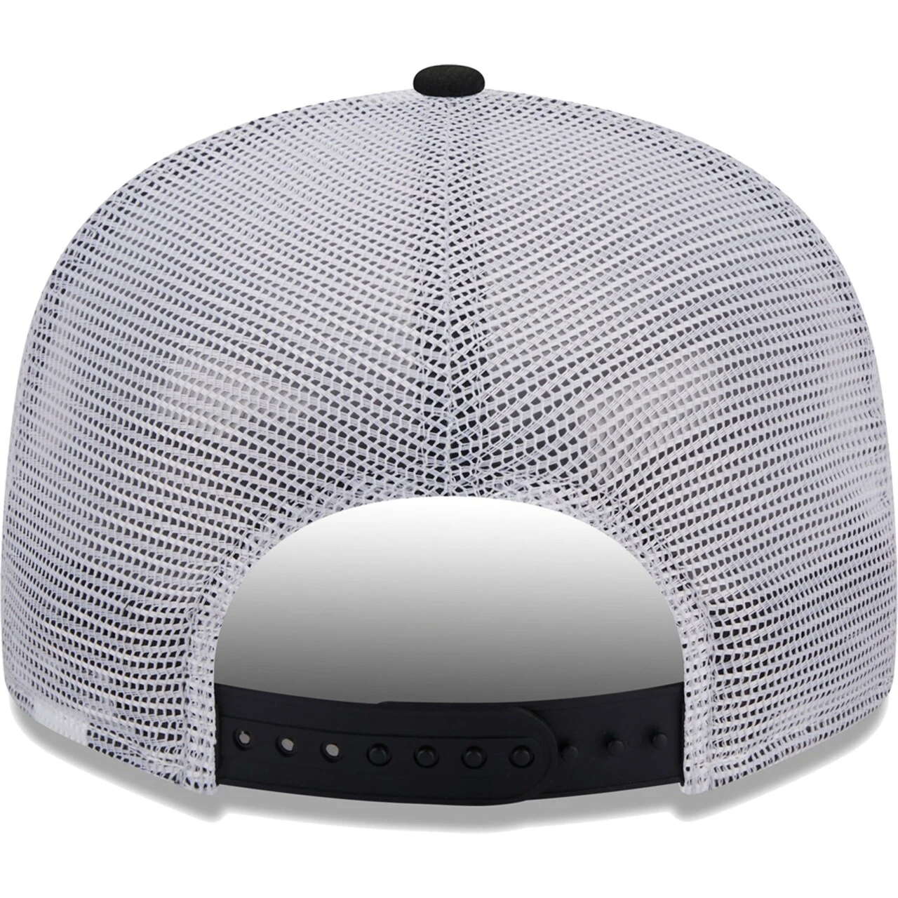 Men's Pittsburgh Pirates New Era Black Vert Squared Trucker 9FIFTY Hat 4 Men's Pittsburgh Pirates New Era Black Vert Squared Trucker 9FIFTY Hat - Image 4