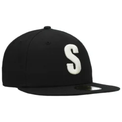 Men's Seattle Mariners New Era Black Cooperstown Collection Turn Back The Clock Steelheads 59FIFTY Fitted Hat -BaseballCap Hub Store mens new era black seattle mariners cooperstown collection turn back the clock steelheads 59fifty fitted hat pi4274000 altimages ff 4274745 bf07c2259215d90c4c93alt3 full