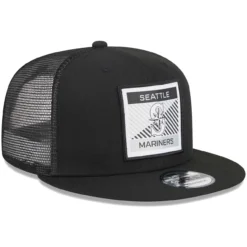 Men's Seattle Mariners New Era Black Scratch Squared Trucker 9FIFTY Snapback Hat -BaseballCap Hub Store mens new era black seattle mariners scratch squared trucker 9fifty snapback hat ss5 p 200013012pv 3u wdtz8wbwkmeuaicg225nv xkxdviqpdje2unvsmpr1