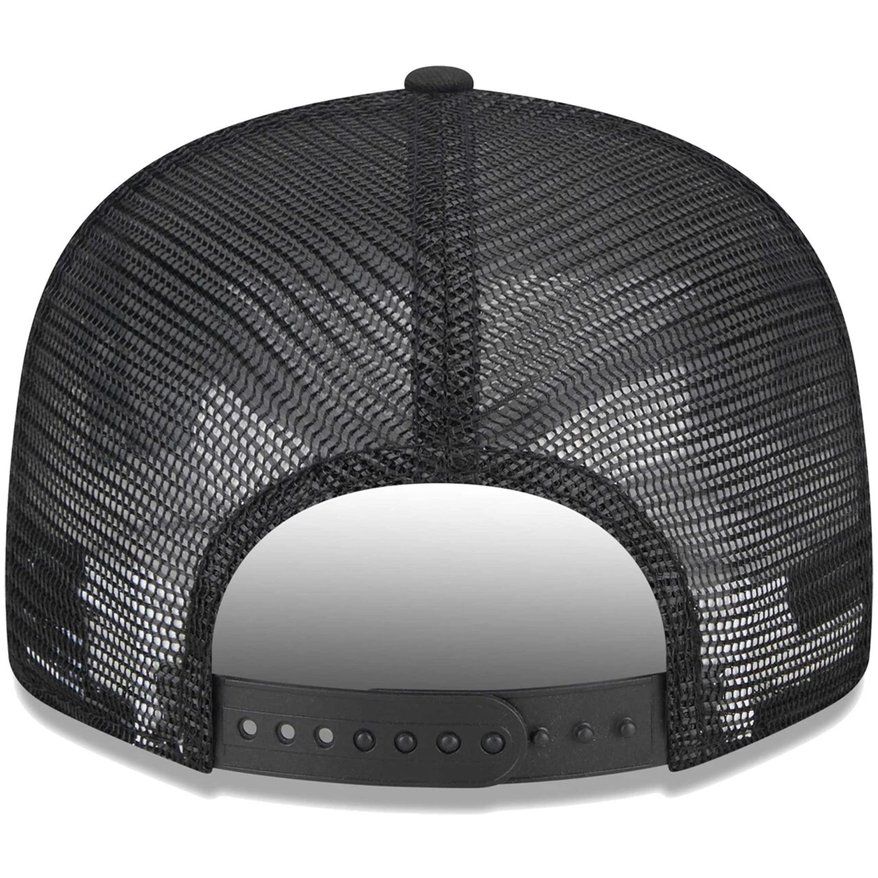 Men's Washington Nationals New Era Black Scratch Squared Trucker 9FIFTY Snapback Hat 4 Men's Washington Nationals New Era Black Scratch Squared Trucker 9FIFTY Snapback Hat - Image 4