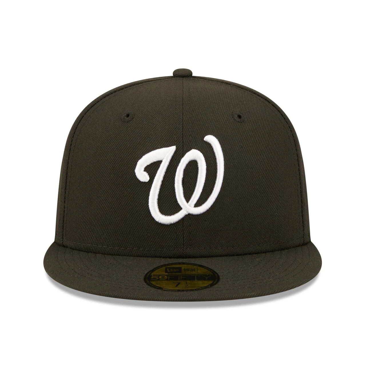 Men's Washington Nationals New Era Black Team Logo 59FIFTY Fitted Hat 2 Men's Washington Nationals New Era Black Team Logo 59FIFTY Fitted Hat - Image 2