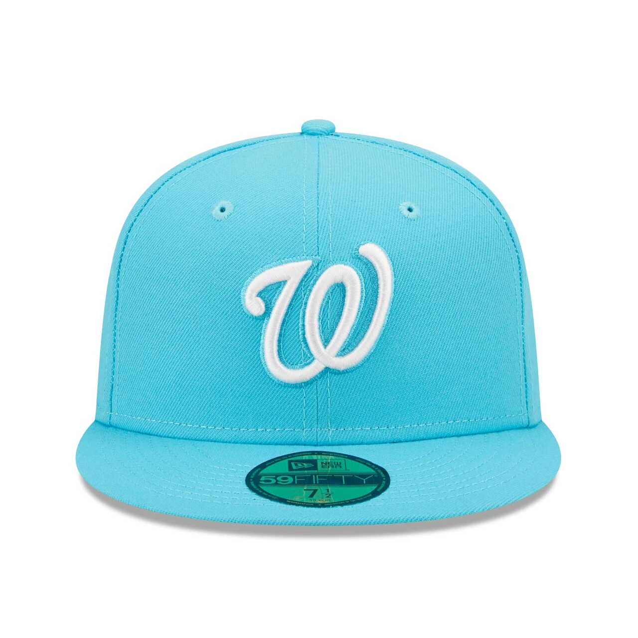Men's Washington Nationals New Era Blue Vice Highlighter Logo 59FIFTY Fitted Hat 2 Men's Washington Nationals New Era Blue Vice Highlighter Logo 59FIFTY Fitted Hat - Image 2