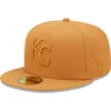 Men's Kansas City Royals New Era Brown Color Pack 59FIFTY Fitted Hat