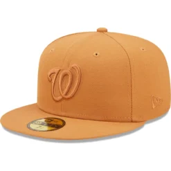 Men's Washington Nationals New Era Brown Bronze Color Pack 59FIFTY Fitted Hat