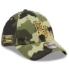 Men's Kansas City Royals New Era Camo 2022 Armed Forces Day 39THIRTY Flex Hat
