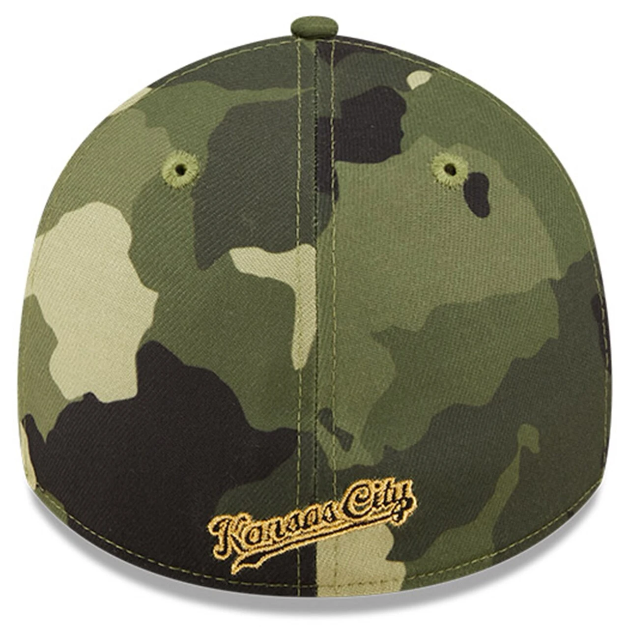 Men's Kansas City Royals New Era Camo 2022 Armed Forces Day 39THIRTY Flex Hat 4 Men's Kansas City Royals New Era Camo 2022 Armed Forces Day 39THIRTY Flex Hat - Image 4
