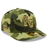 Men's Kansas City Royals New Era Camo 2022 Armed Forces Day On-Field Low Profile 59FIFTY