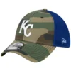 Men's Kansas City Royals New Era Camo Team Neo 39THIRTY Flex Hat