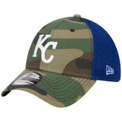 Men's Kansas City Royals New Era Camo Team Neo 39THIRTY Flex Hat