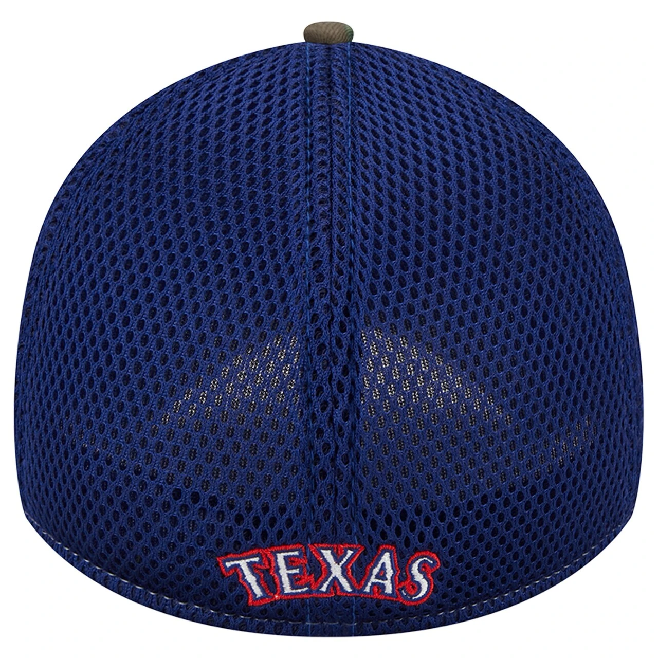 Men's Texas Rangers New Era Camo Team Neo 39THIRTY Flex Hat 4 Men's Texas Rangers New Era Camo Team Neo 39THIRTY Flex Hat - Image 4