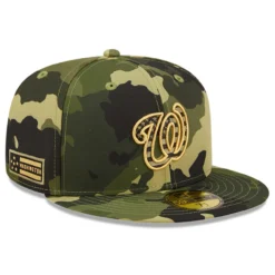 Men's Washington Nationals New Era Camo 2022 Armed Forces Day On-Field 59FIFTY Fitted Hat