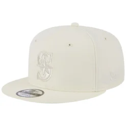Men's Seattle Mariners New Era Cream Spring Color Basic 9FIFTY Snapback Hat
