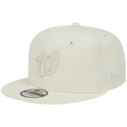 Men's Washington Nationals New Era Cream Spring Color Basic 9FIFTY Snapback Hat