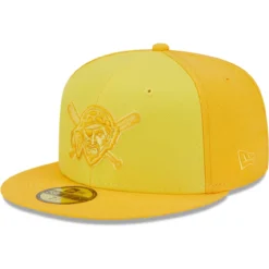 Men's Pittsburgh Pirates New Era Gold Tri-Tone 59FIFTY Fitted Hat