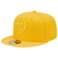 Men's Washington Nationals New Era Gold Tonal 59FIFTY Fitted Hat