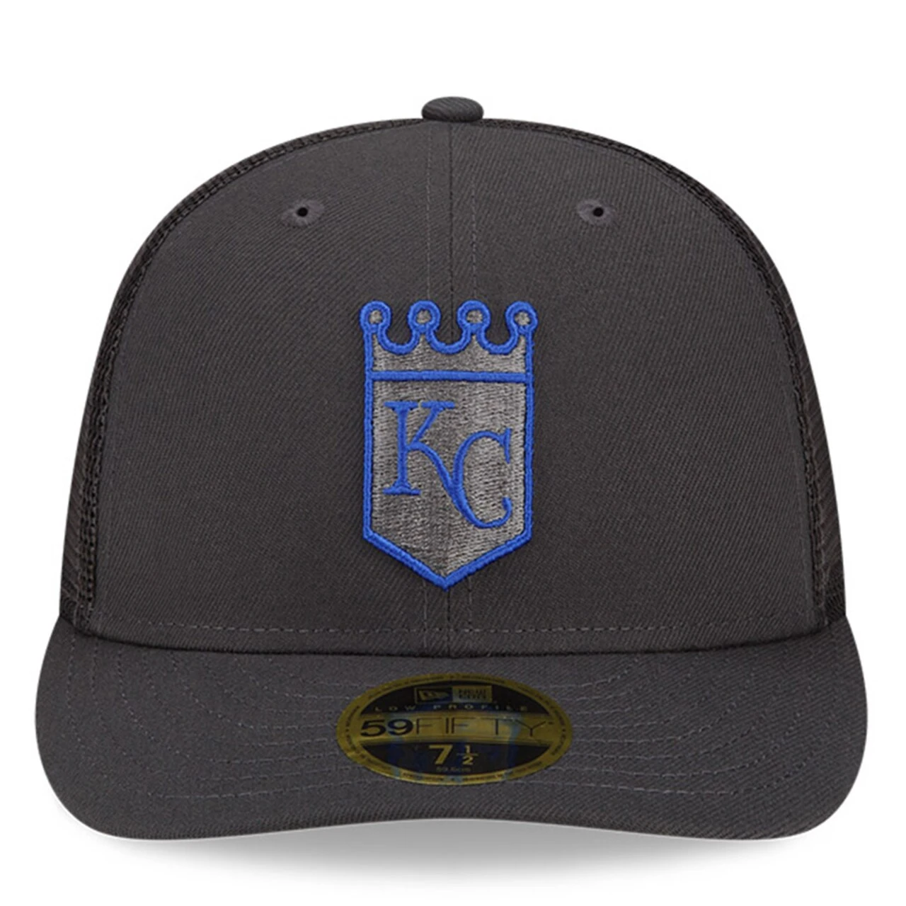 Men's Kansas City Royals New Era Graphite 2022 Batting Practice Low Profile 59FIFTY Fitted Hat 2 Men's Kansas City Royals New Era Graphite 2022 Batting Practice Low Profile 59FIFTY Fitted Hat - Image 2