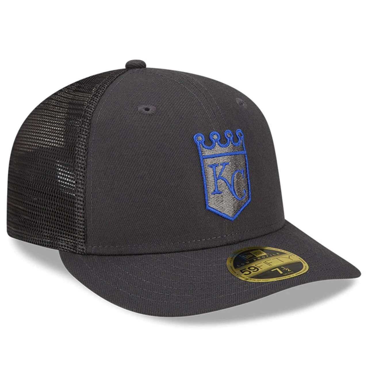 Men's Kansas City Royals New Era Graphite 2022 Batting Practice Low Profile 59FIFTY Fitted Hat 3 Men's Kansas City Royals New Era Graphite 2022 Batting Practice Low Profile 59FIFTY Fitted Hat - Image 3