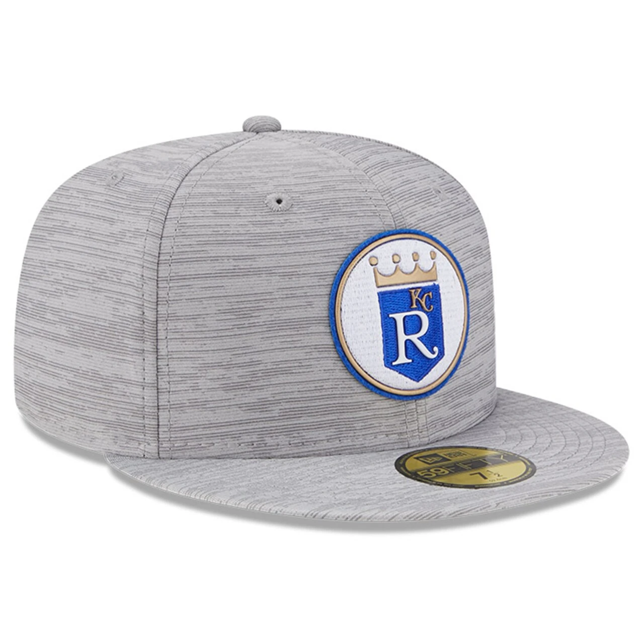 Men's Kansas City Royals New Era Gray 2023 Clubhouse 59FIFTY Fitted Hat 3 Men's Kansas City Royals New Era Gray 2023 Clubhouse 59FIFTY Fitted Hat - Image 3