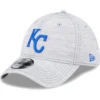 Men's Kansas City Royals New Era Gray Speed 39THIRTY Flex Hat