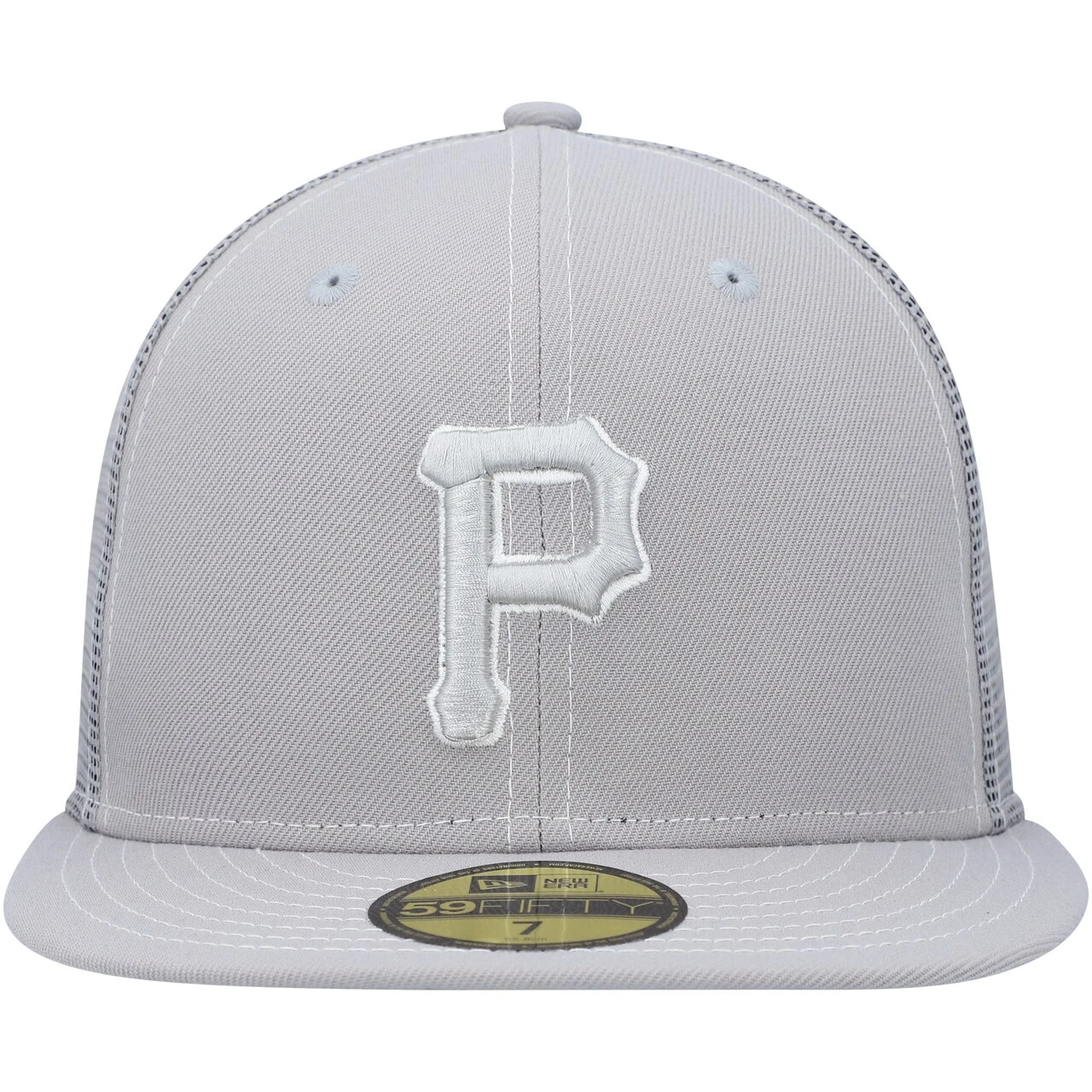Men's Pittsburgh Pirates New Era Gray 2023 On-Field Batting Practice 59FIFTY Fitted Hat 2 Men's Pittsburgh Pirates New Era Gray 2023 On-Field Batting Practice 59FIFTY Fitted Hat - Image 2