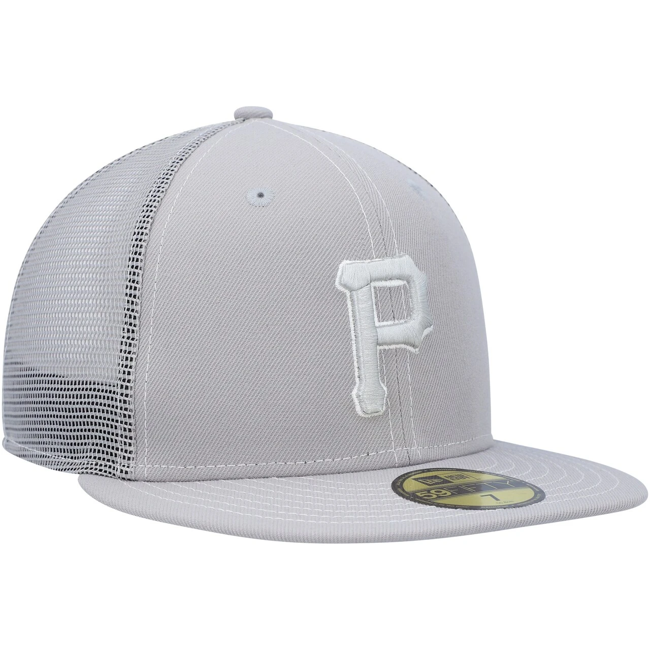 Men's Pittsburgh Pirates New Era Gray 2023 On-Field Batting Practice 59FIFTY Fitted Hat 3 Men's Pittsburgh Pirates New Era Gray 2023 On-Field Batting Practice 59FIFTY Fitted Hat - Image 3