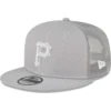 Men's Pittsburgh Pirates New Era Gray 2023 On-Field Batting Practice 9FIFTY Snapback Hat