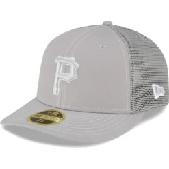 Men's Pittsburgh Pirates New Era Gray 2023 On-Field Batting Practice Low Profile 59FIFTY Fitted Hat