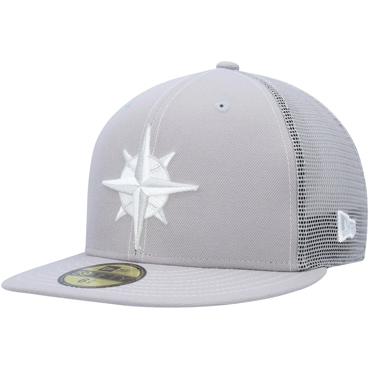 Men's Seattle Mariners New Era Gray 2023 On-Field Batting Practice 59FIFTY Fitted Hat 1 Men's Seattle Mariners New Era Gray 2023 On-Field Batting Practice 59FIFTY Fitted Hat