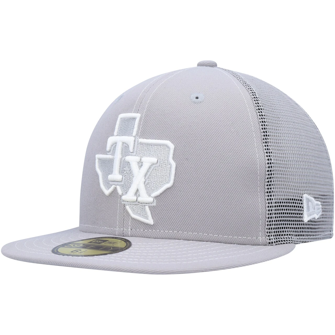 Men's Texas Rangers New Era Gray 2023 On-Field Batting Practice 59FIFTY Fitted Hat 1 Men's Texas Rangers New Era Gray 2023 On-Field Batting Practice 59FIFTY Fitted Hat