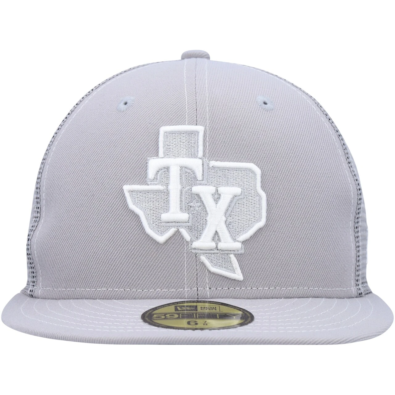 Men's Texas Rangers New Era Gray 2023 On-Field Batting Practice 59FIFTY Fitted Hat 2 Men's Texas Rangers New Era Gray 2023 On-Field Batting Practice 59FIFTY Fitted Hat - Image 2