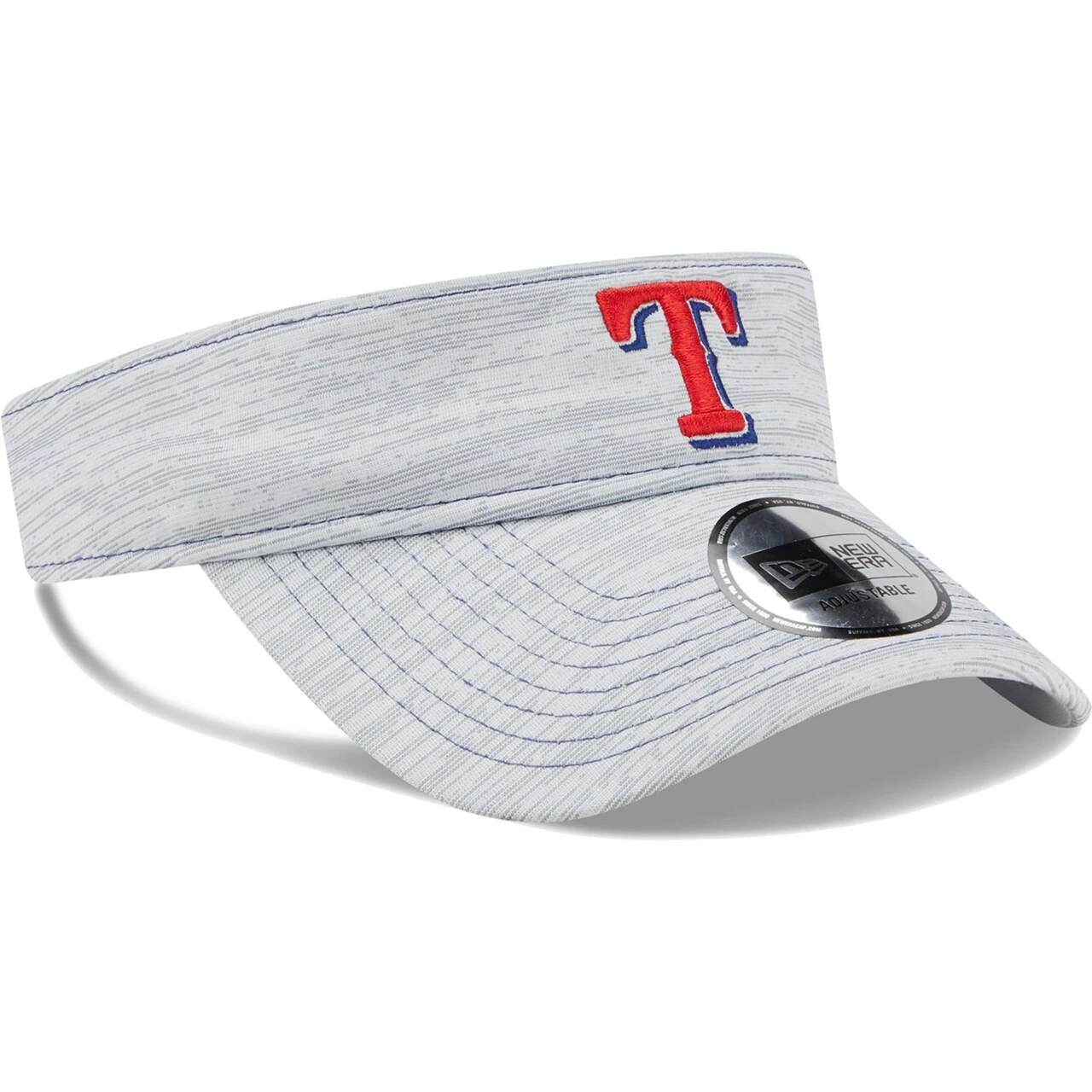 Men's Texas Rangers New Era Gray Adjustable Visor 3 Men's Texas Rangers New Era Gray Adjustable Visor - Image 3