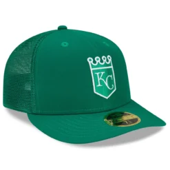 Men's Kansas City Royals New Era Green 2022 St. Patrick's Day Low Profile 59FIFTY Fitted Hat -BaseballCap Hub Store mens new era green kansas city royals 2022 st patricks day low profile 59fifty fitted hat pi4418000 altimages ff 4418227 d9000f4ea0f17febd2c0alt3 full