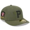 Men's Pittsburgh Pirates New Era Green 2023 Armed Forces Day Low Profile 59FIFTY Fitted Hat