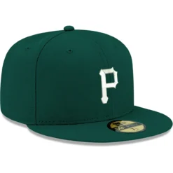Men's Pittsburgh Pirates New Era Green White Logo 59FIFTY Fitted Hat -BaseballCap Hub Store mens new era green pittsburgh pirates white logo 59fifty fitted hat pi4705000 altimages ff 4705586 b541e18ab080b282b050alt3 full