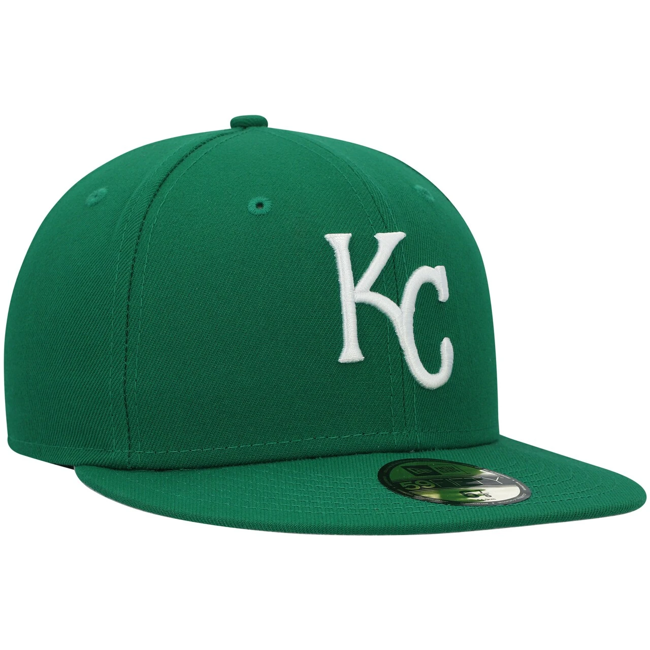 Men's Kansas City Royals New Era Kelly Green White Logo 59FIFTY Fitted Hat 3 Men's Kansas City Royals New Era Kelly Green White Logo 59FIFTY Fitted Hat - Image 3