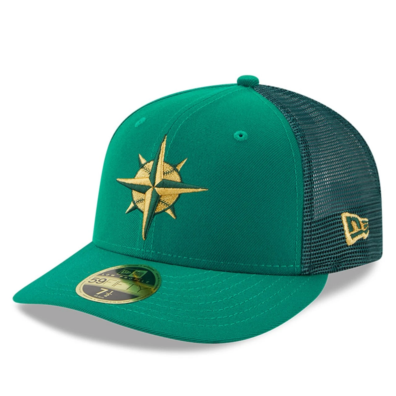 Men's Seattle Mariners New Era Kelly Green 2023 St. Patrick's Day Low Profile 59FIFTY Fitted Hat 1 Men's Seattle Mariners New Era Kelly Green 2023 St. Patrick's Day Low Profile 59FIFTY Fitted Hat