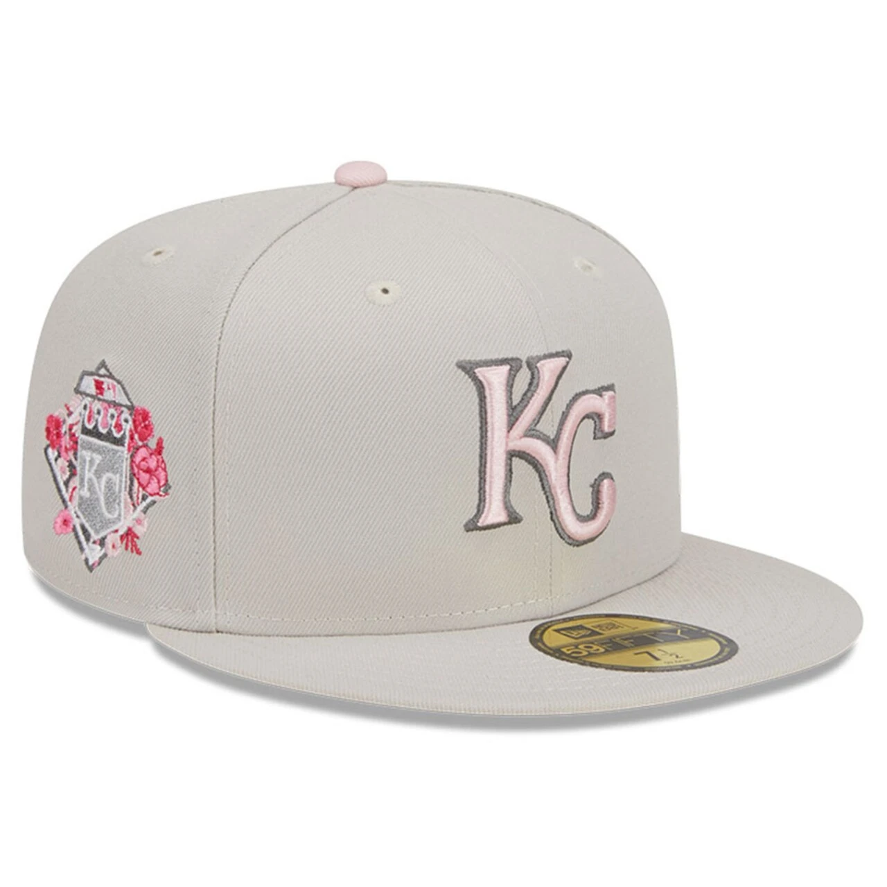 Men's Kansas City Royals New Era Khaki 2023 Mother's Day On-Field 59FIFTY Fitted Hat 1 Men's Kansas City Royals New Era Khaki 2023 Mother's Day On-Field 59FIFTY Fitted Hat