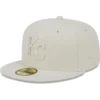 Men's Kansas City Royals New Era Khaki Tonal 59FIFTY Fitted Hat